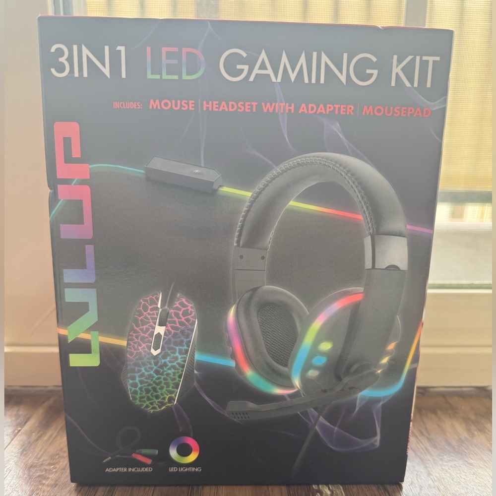 LVLUP 3-in-1 LED Gaming Kit
